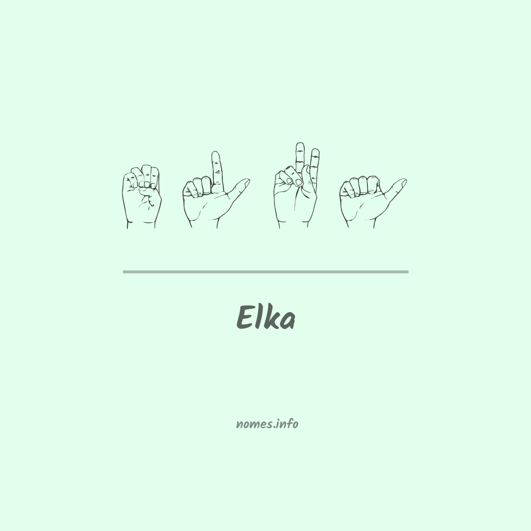 Elka em Libras