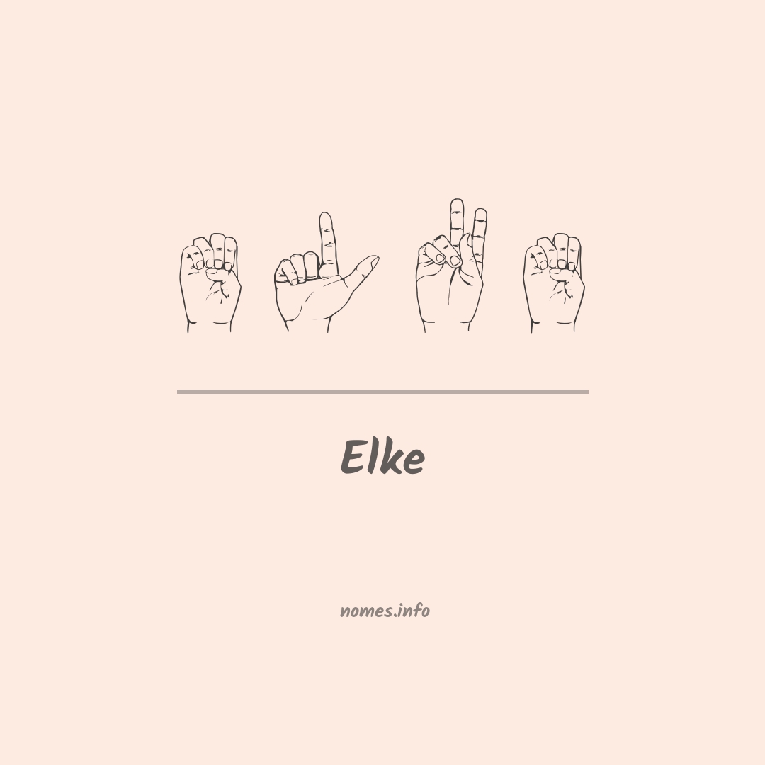 Elke em Libras