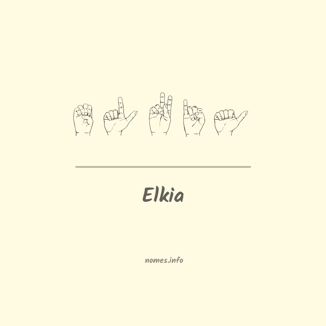 Elkia em Libras