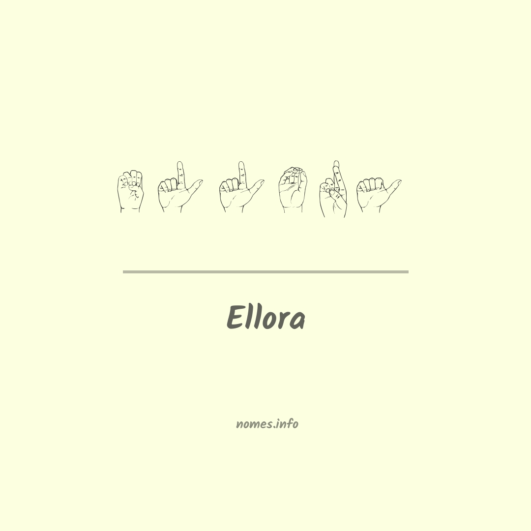 Ellora em Libras