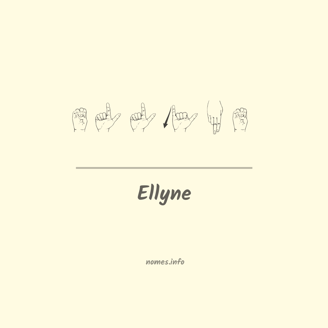 Ellyne em Libras