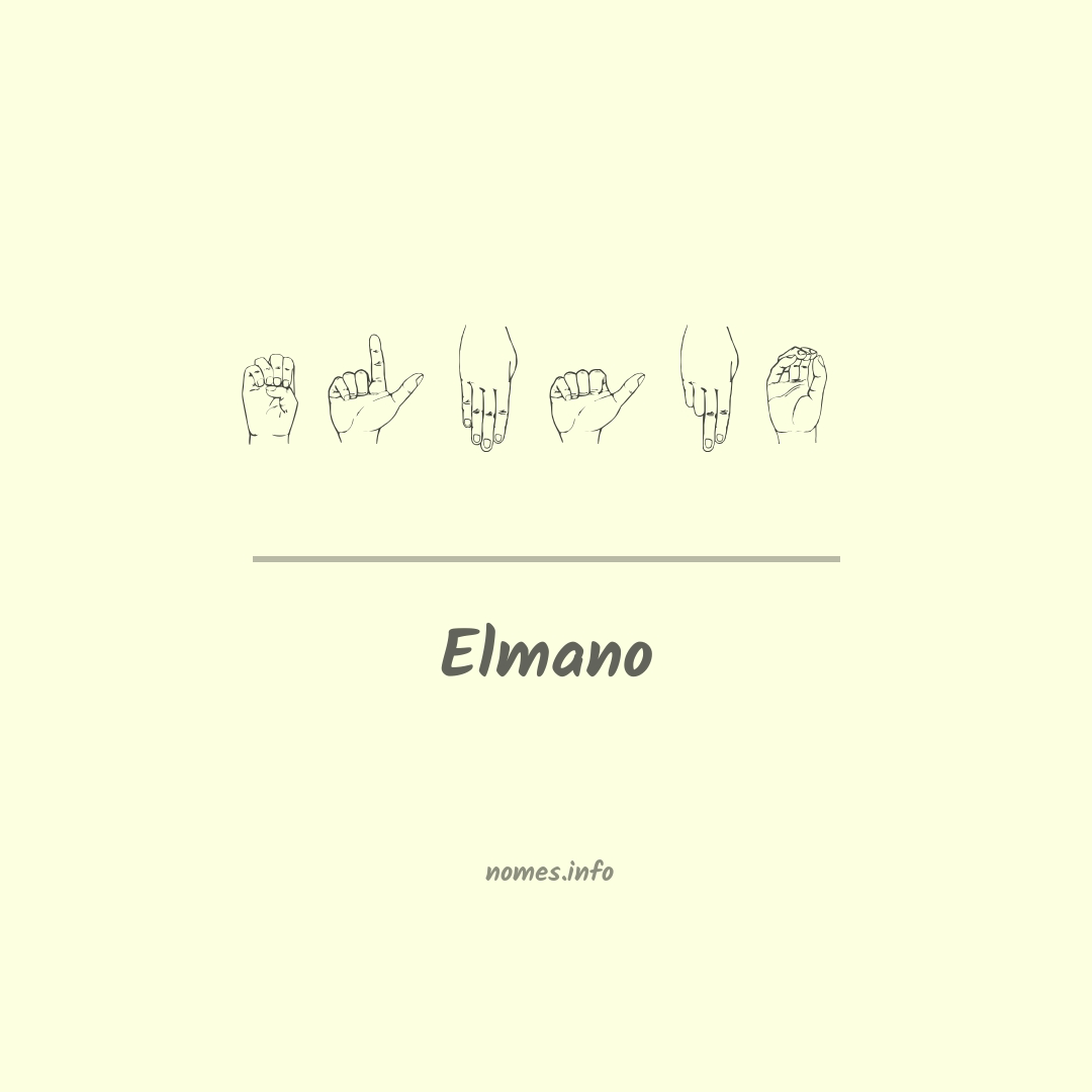 Elmano em Libras