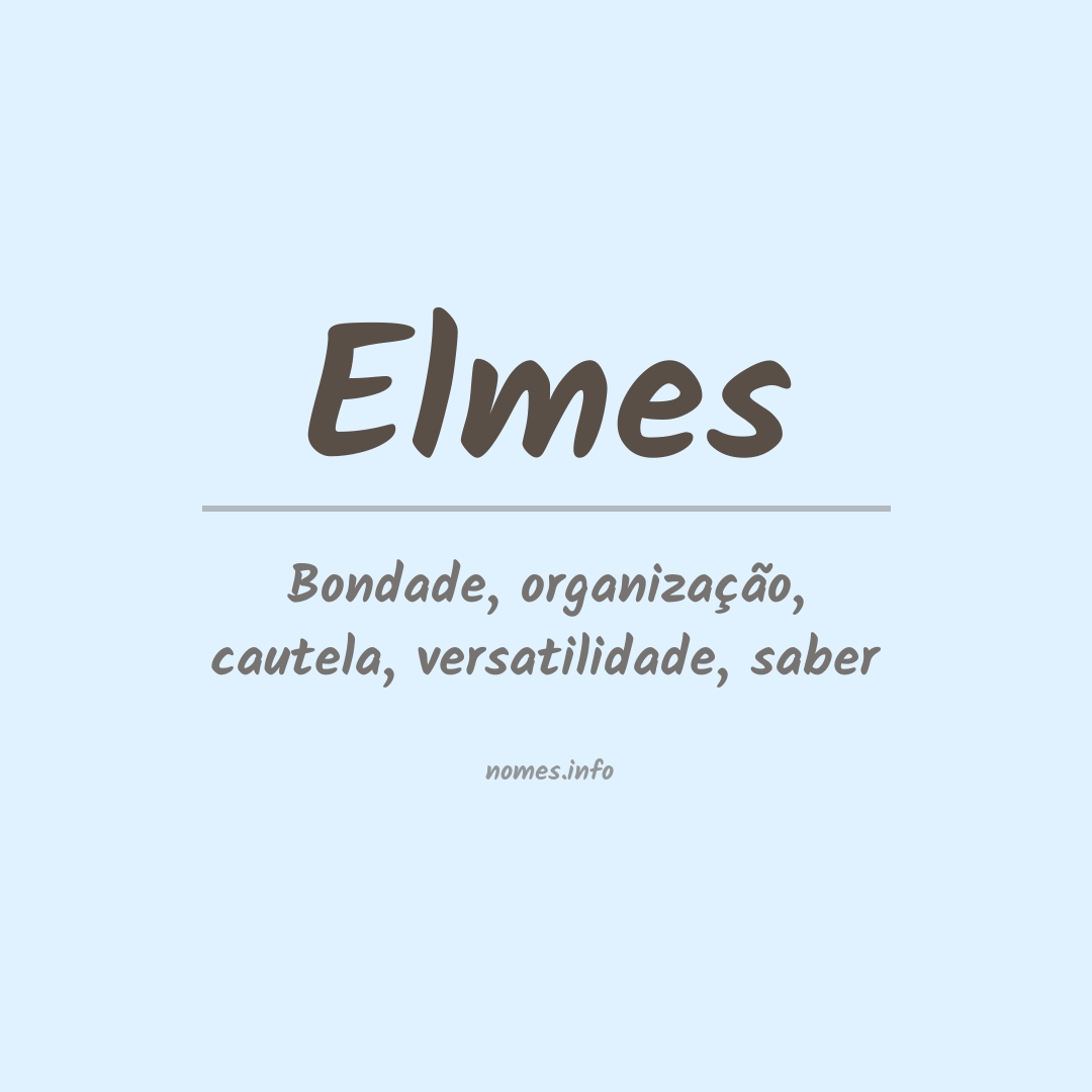 Significado do nome Elmes