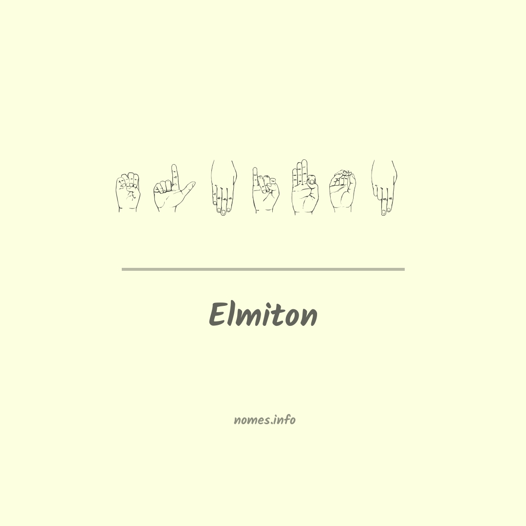 Elmiton em Libras