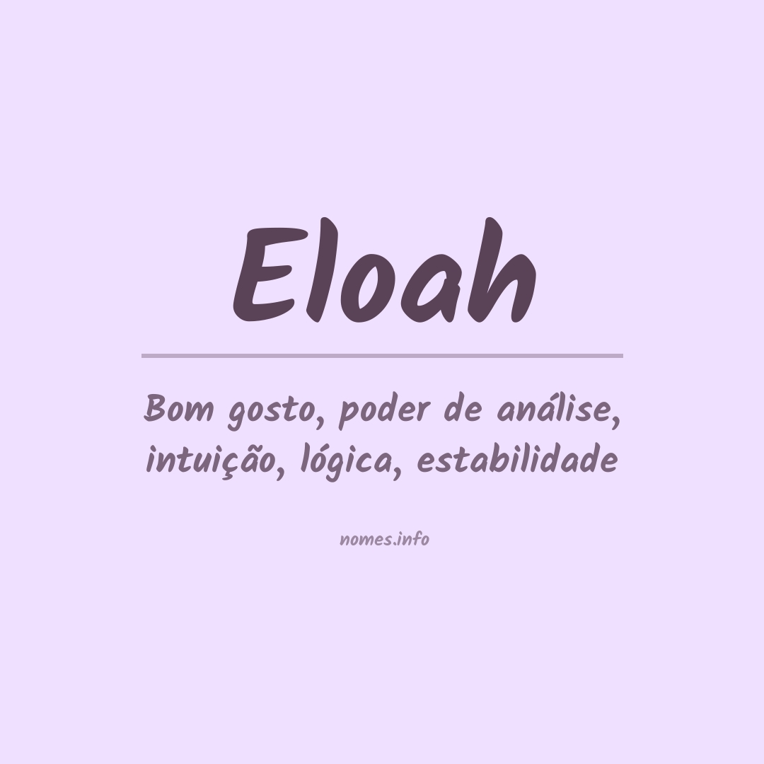 Nomes Para Personagens e Seus Significados - Eloah - Wattpad