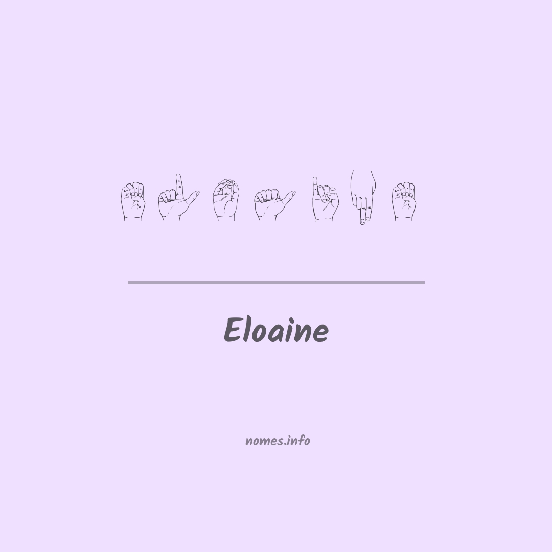 Eloaine em Libras