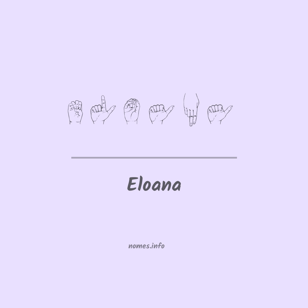 Eloana em Libras