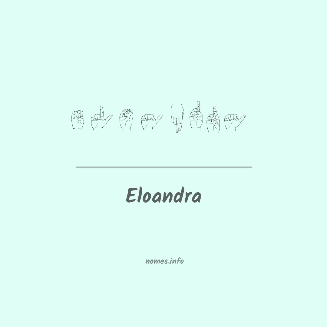 Eloandra em Libras