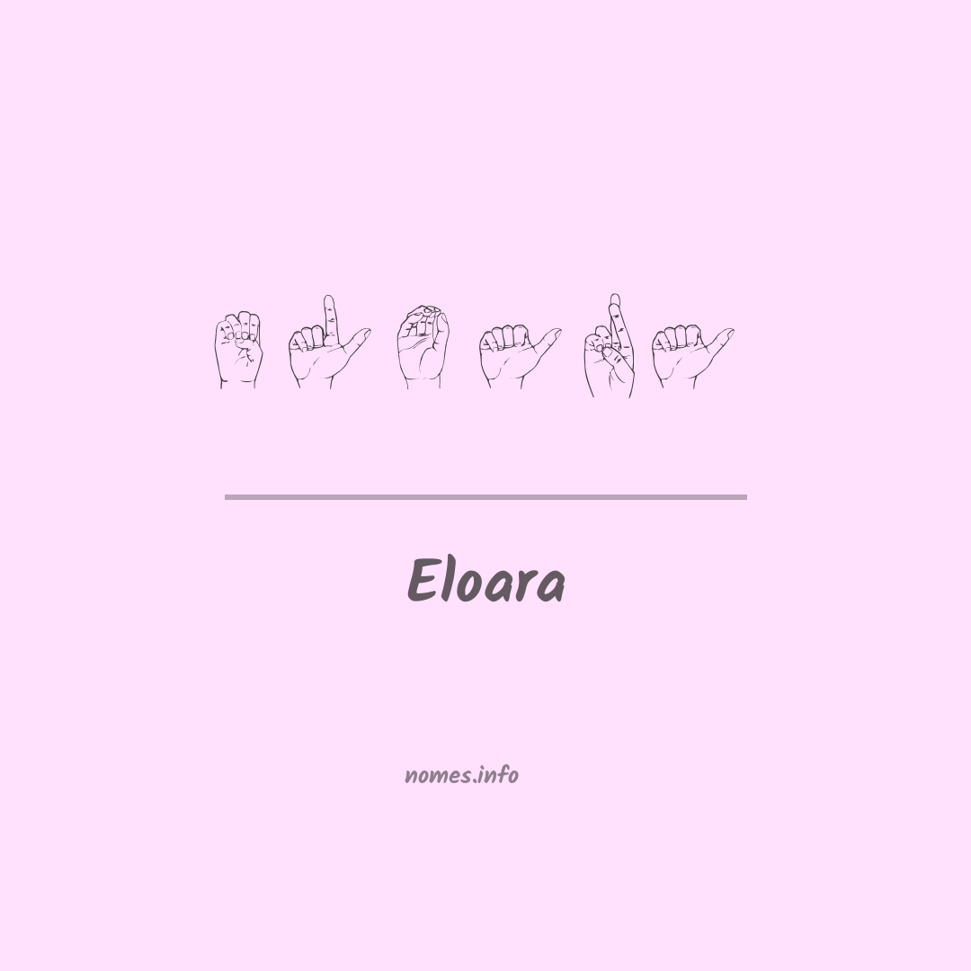 Eloara em Libras