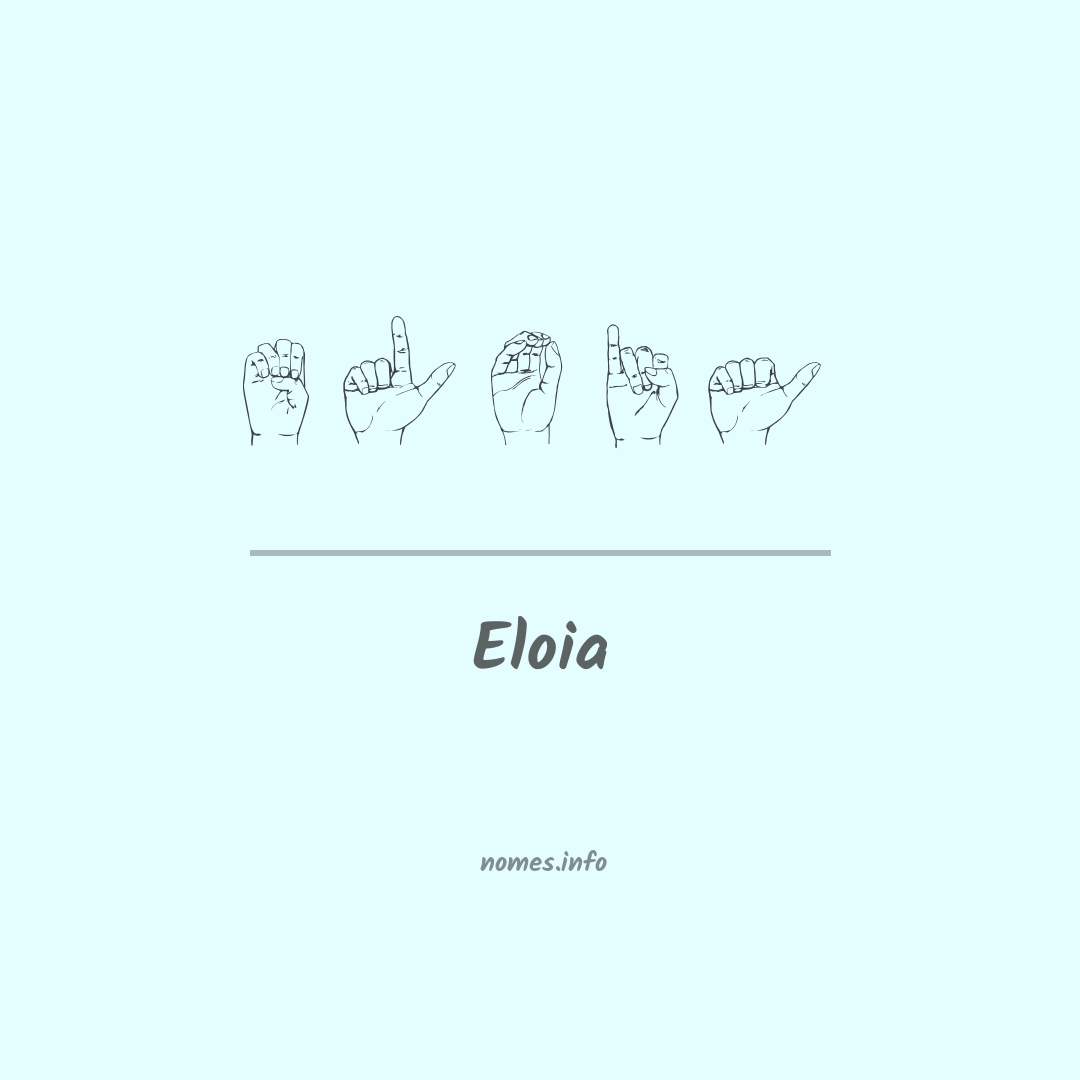 Eloia em Libras