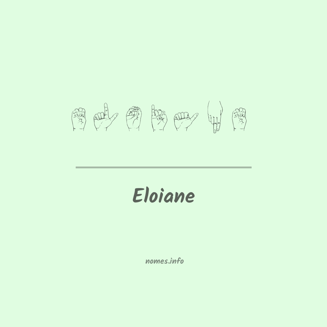 Eloiane em Libras