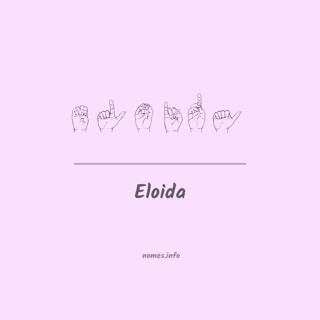 Eloida em Libras