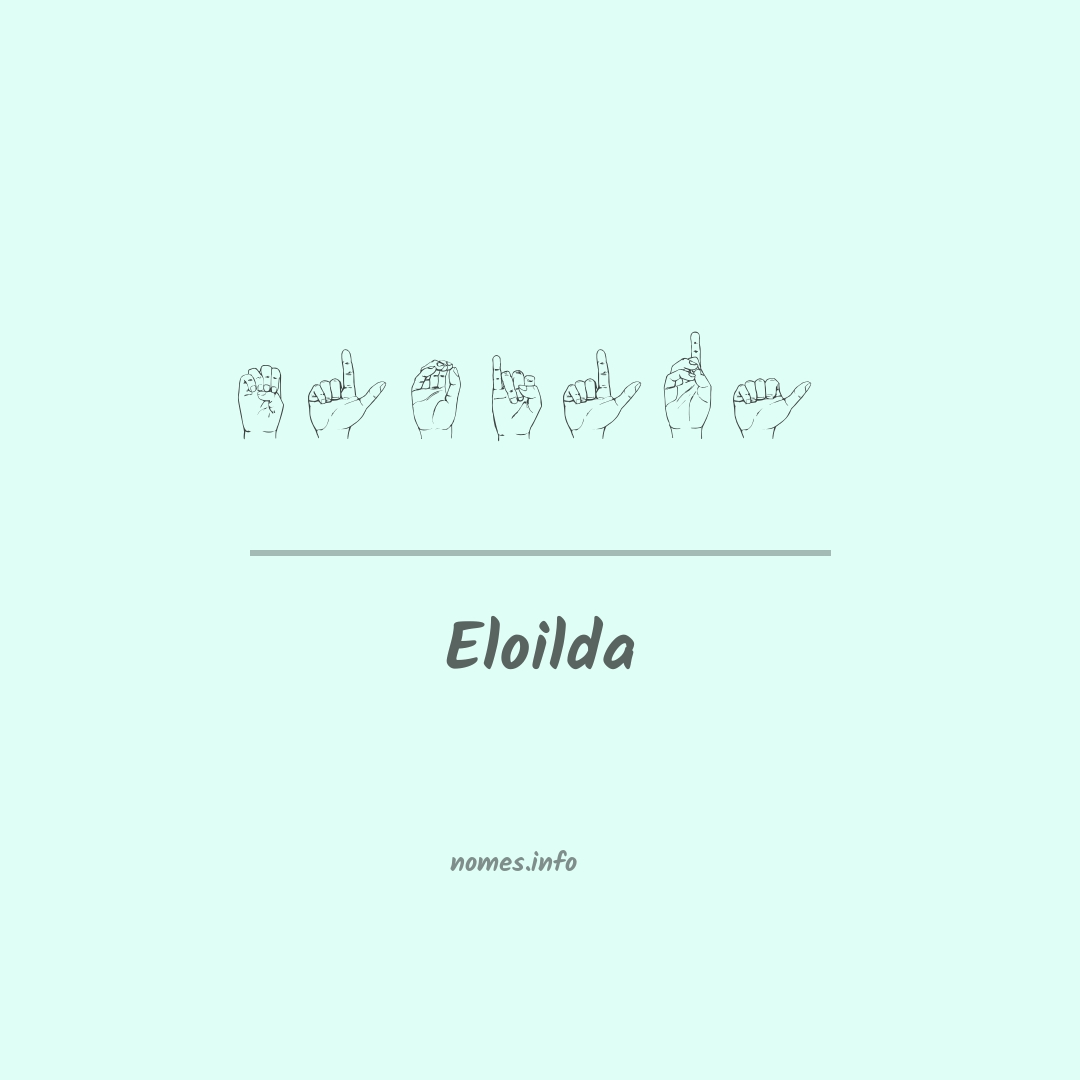 Eloilda em Libras