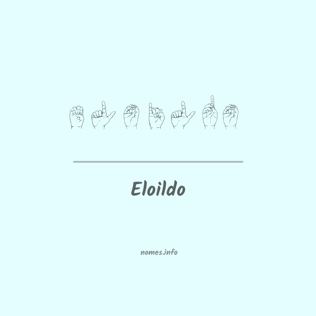 Eloildo em Libras