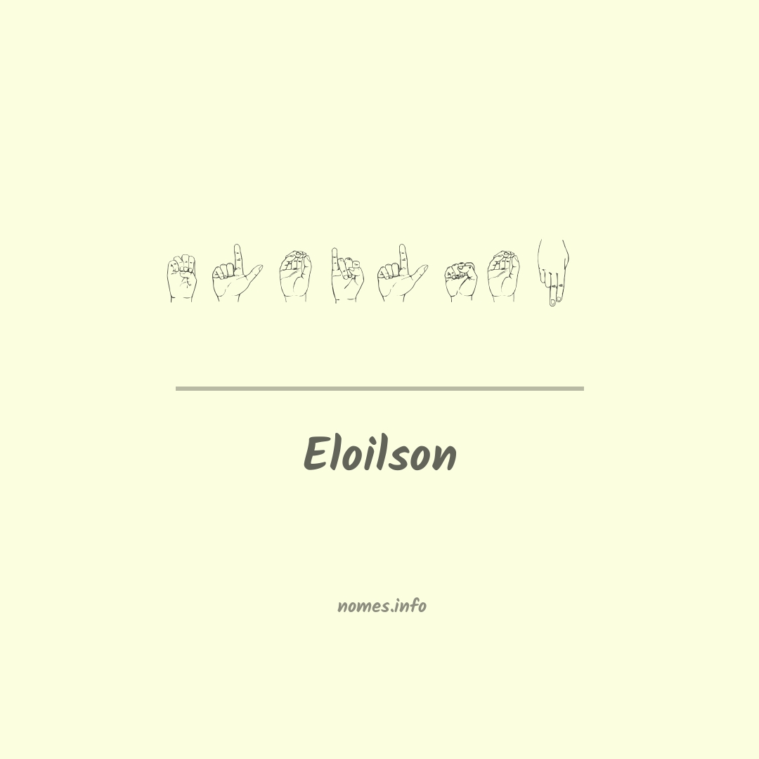Eloilson em Libras