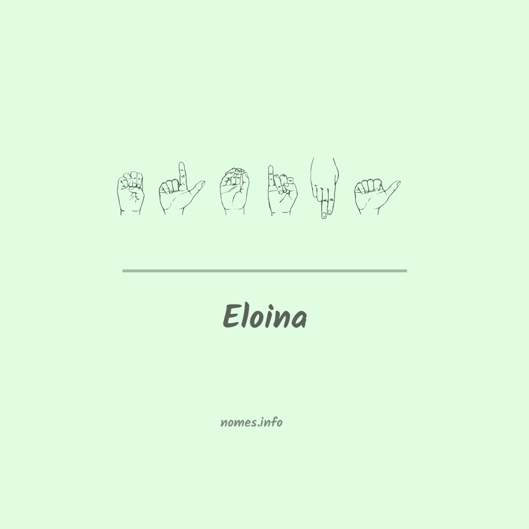 Eloina em Libras Eloina em Libras