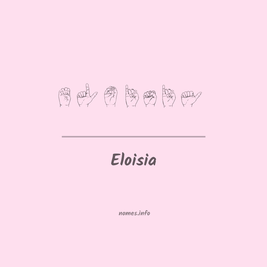 Eloisia em Libras