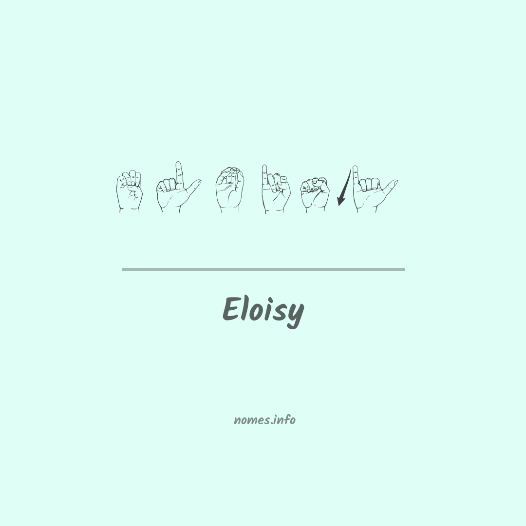 Eloisy em Libras