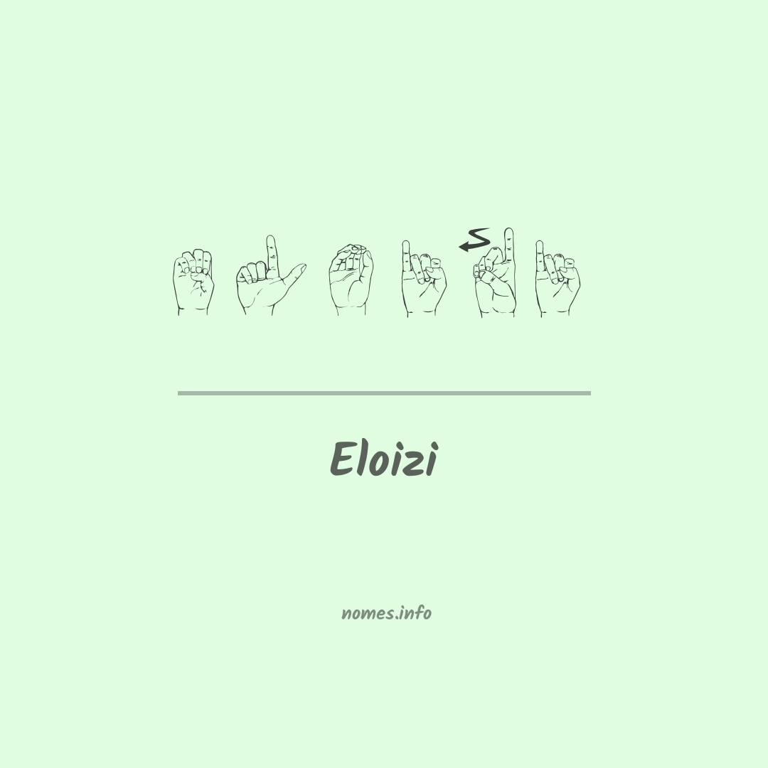 Eloizi em Libras