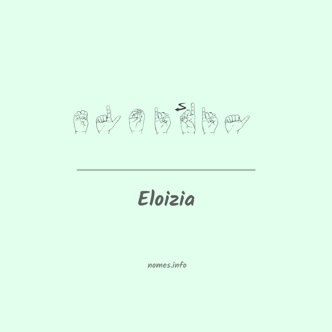 Eloizia em Libras