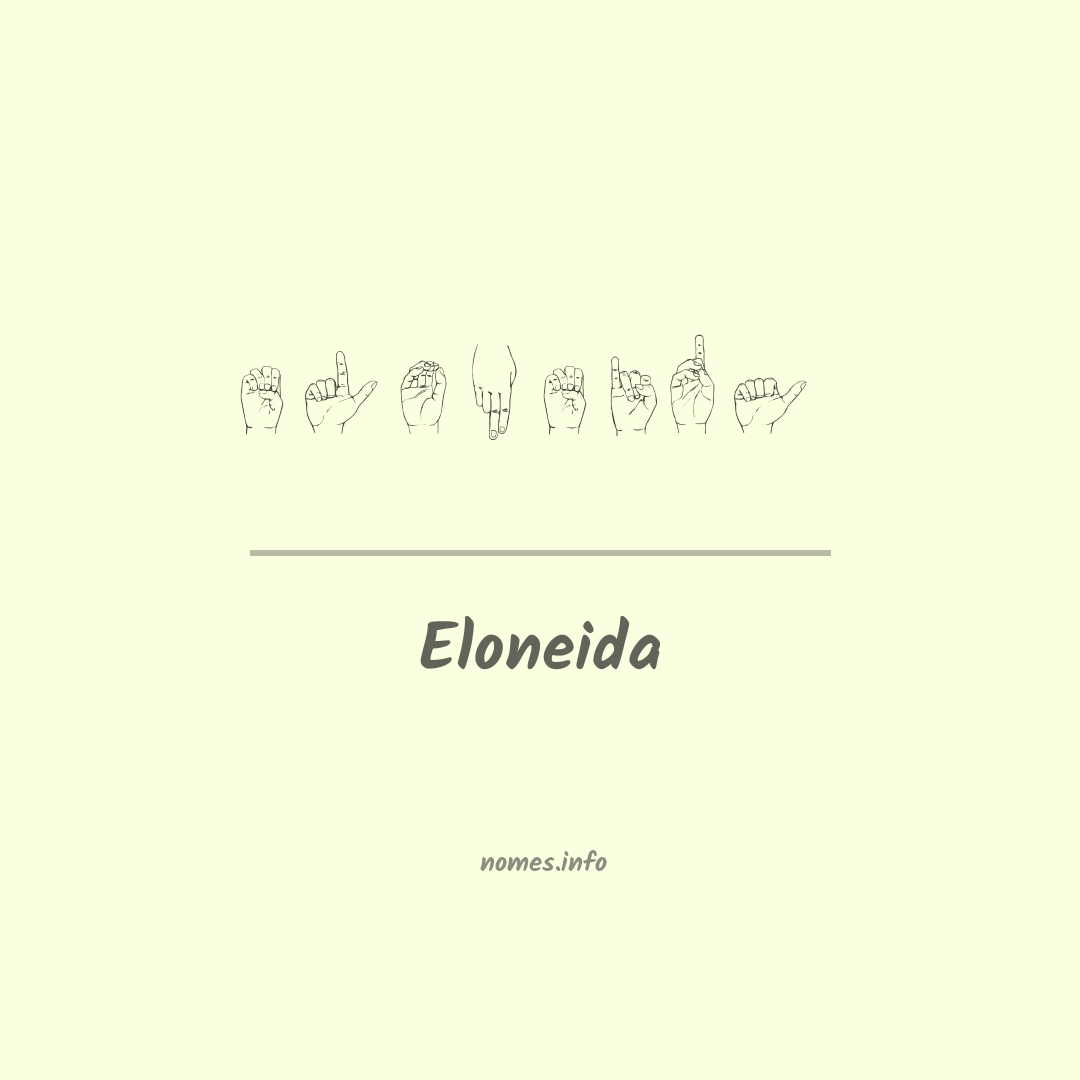 Eloneida em Libras