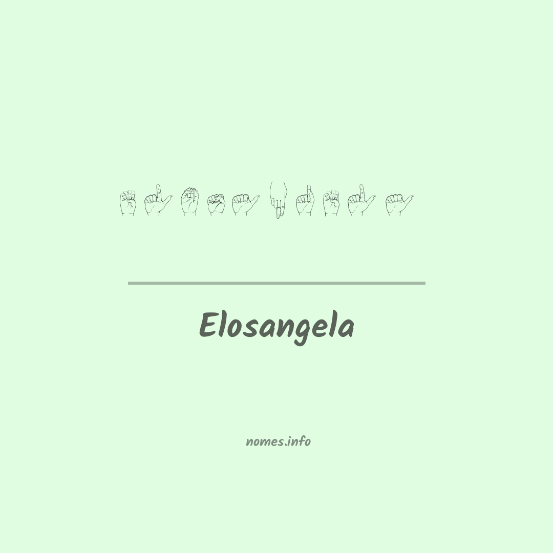 Elosangela em Libras