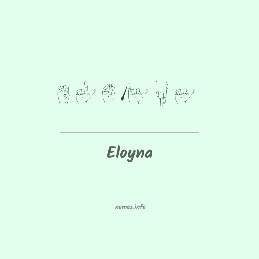 Eloyna em Libras