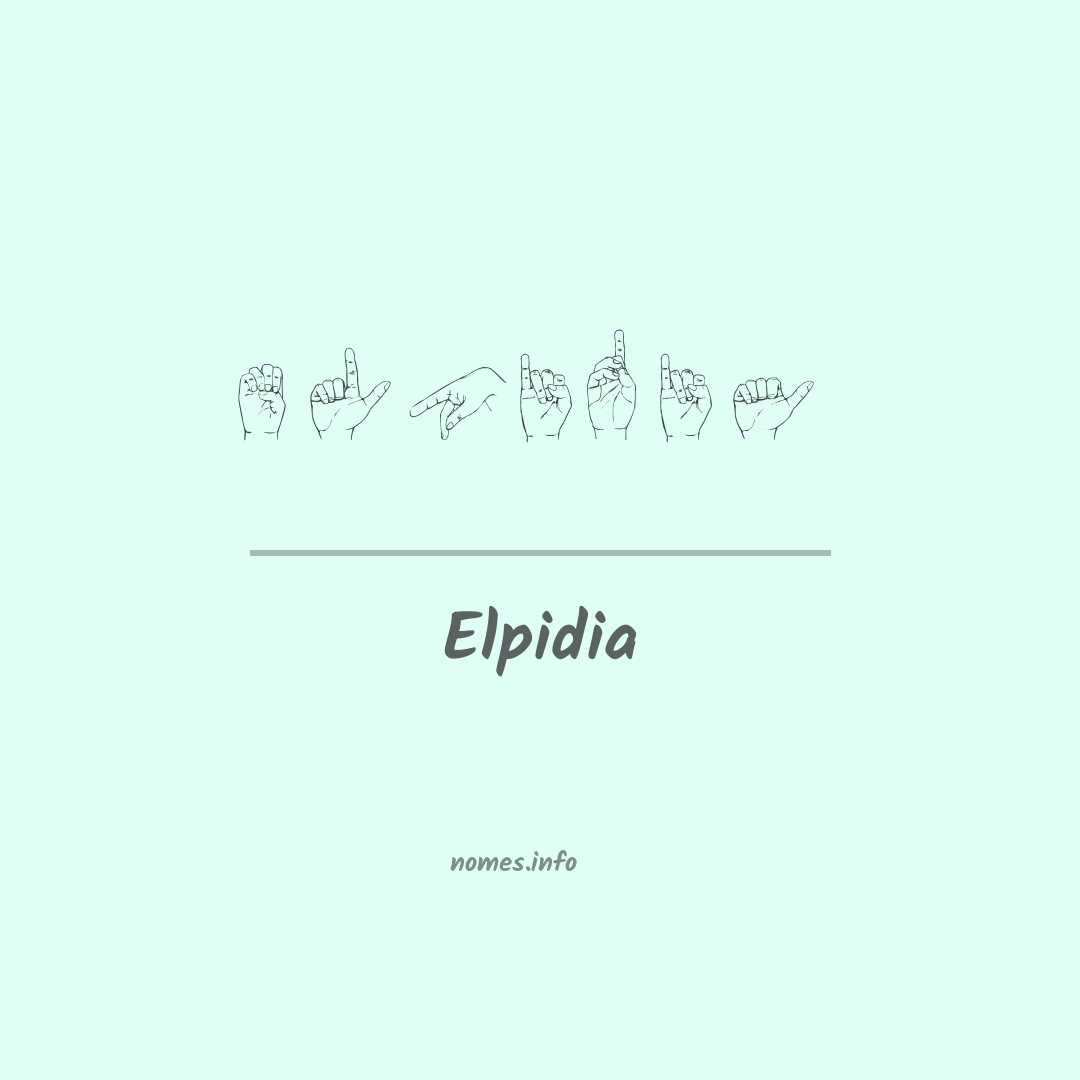 Elpidia em Libras