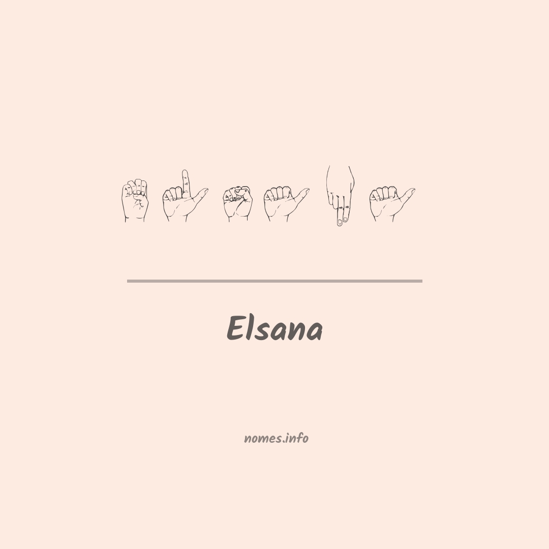 Elsana em Libras
