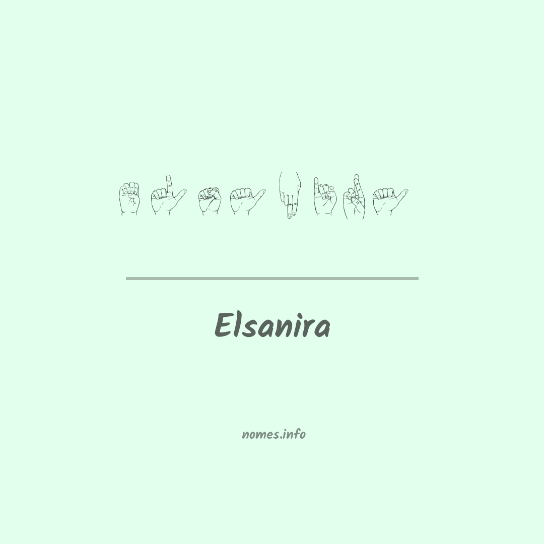 Elsanira em Libras