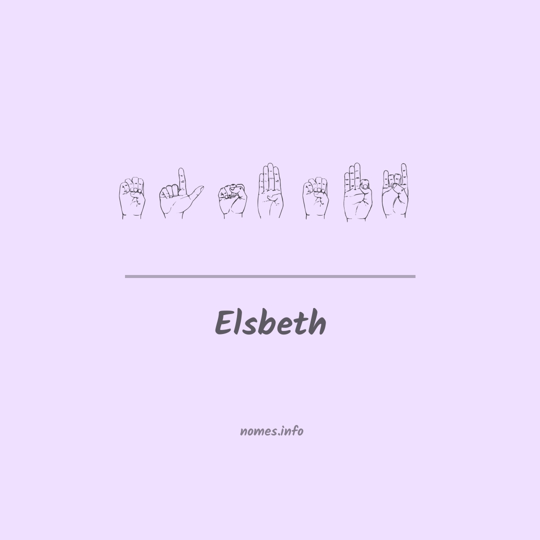 Elsbeth em Libras