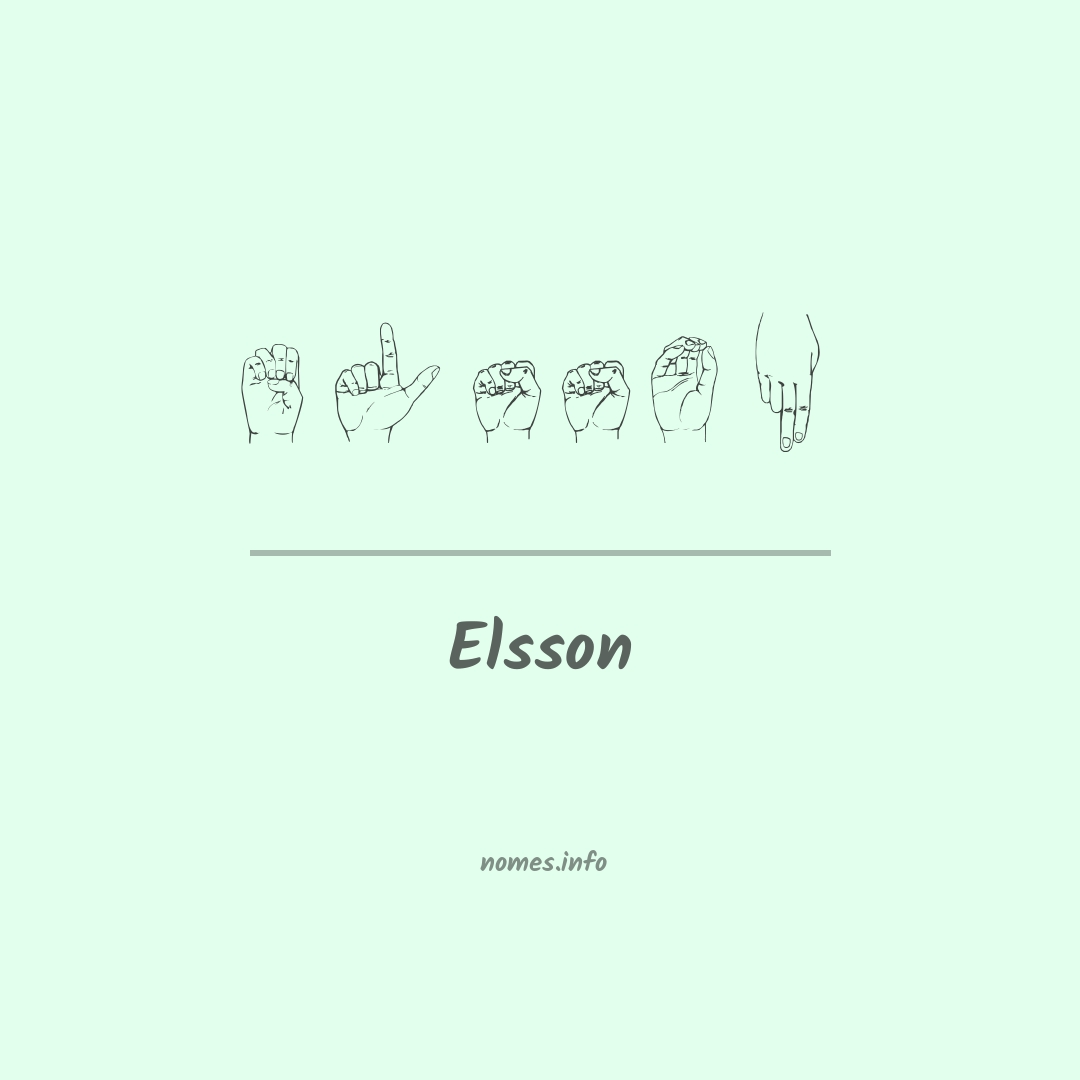 Elsson em Libras