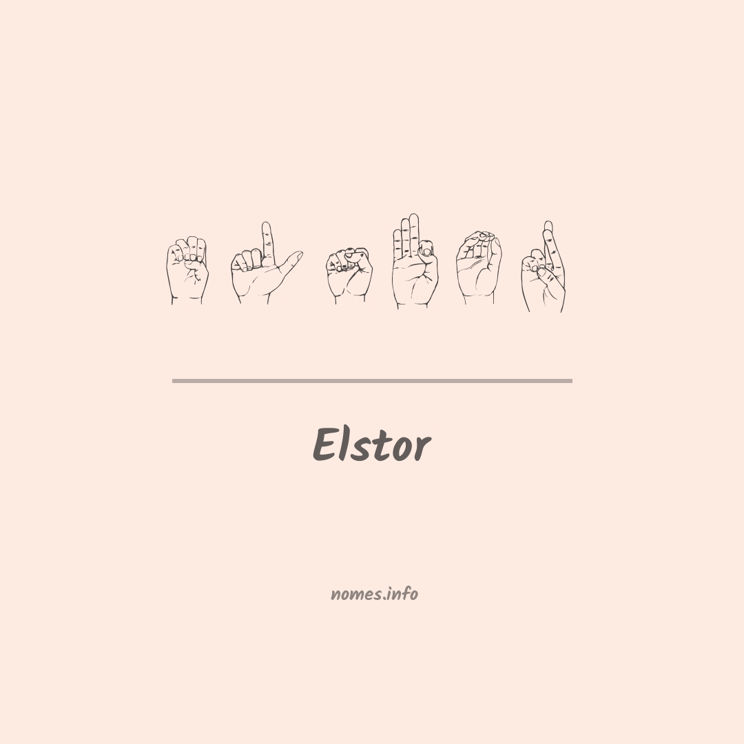Elstor em Libras