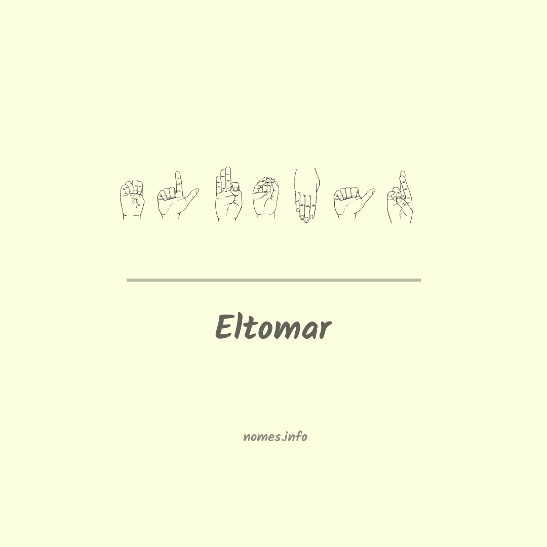 Eltomar em Libras