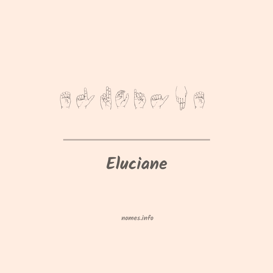Eluciane em Libras