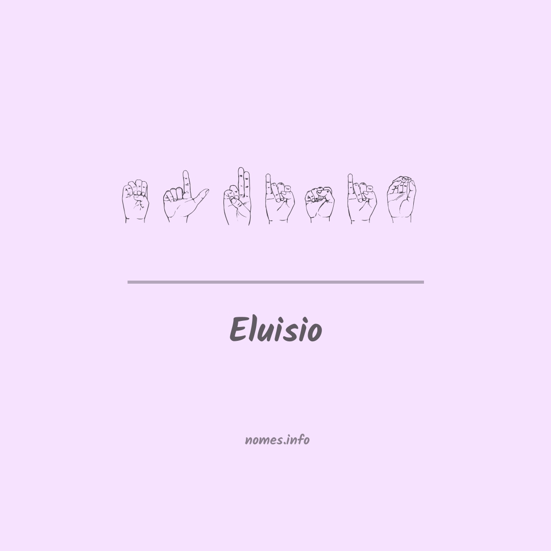 Eluisio em Libras