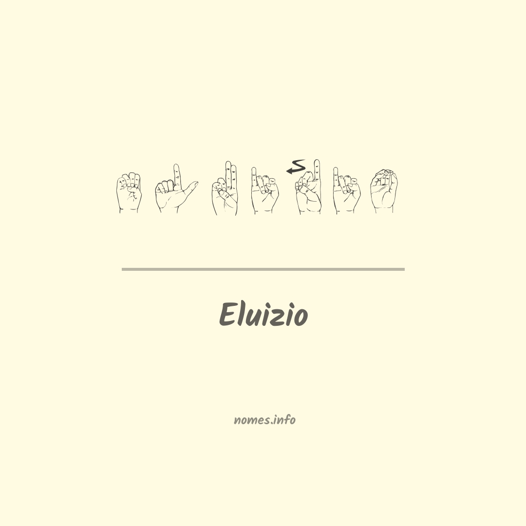 Eluizio em Libras
