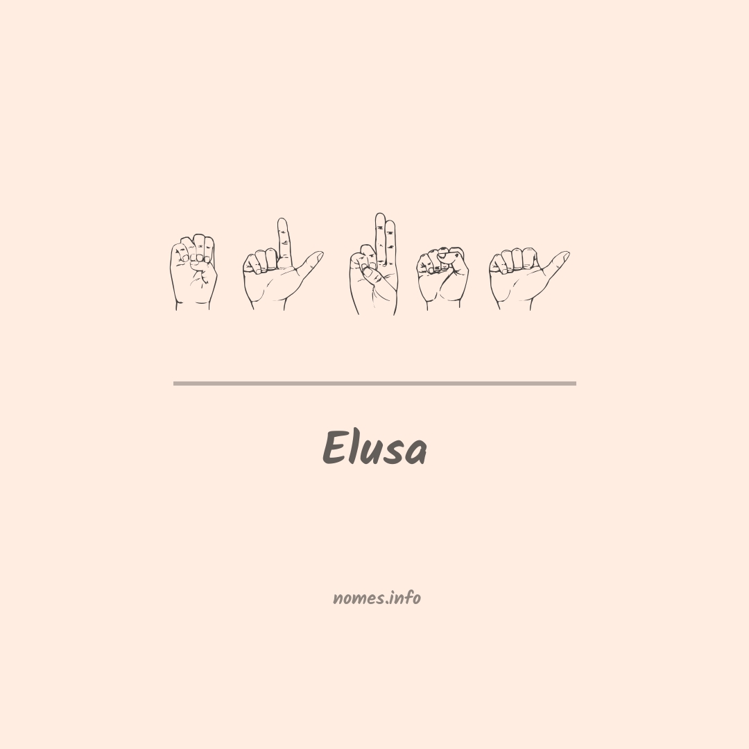 Elusa em Libras