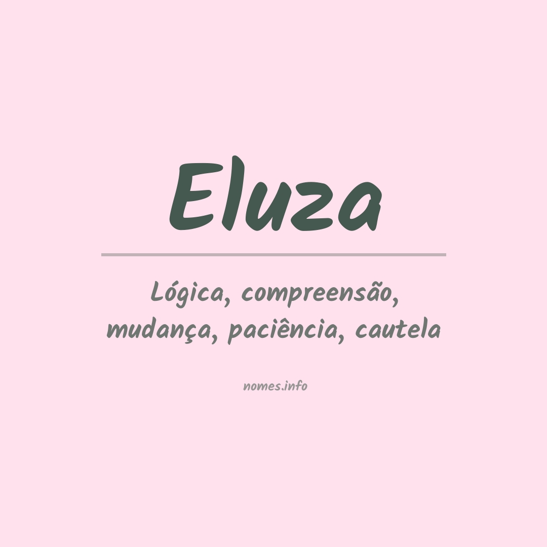 Significado do nome Eluza