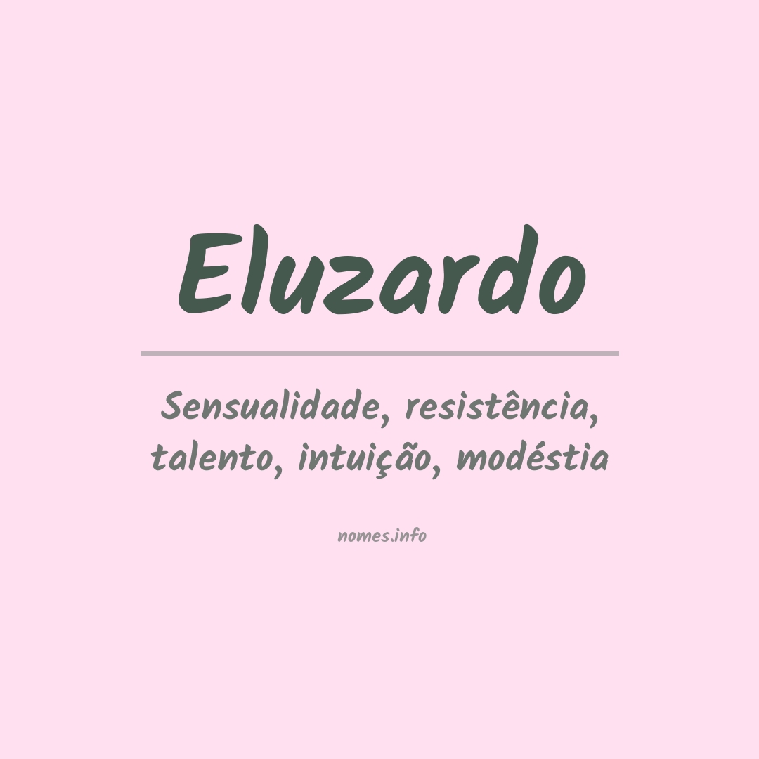 Significado do nome Eluzardo