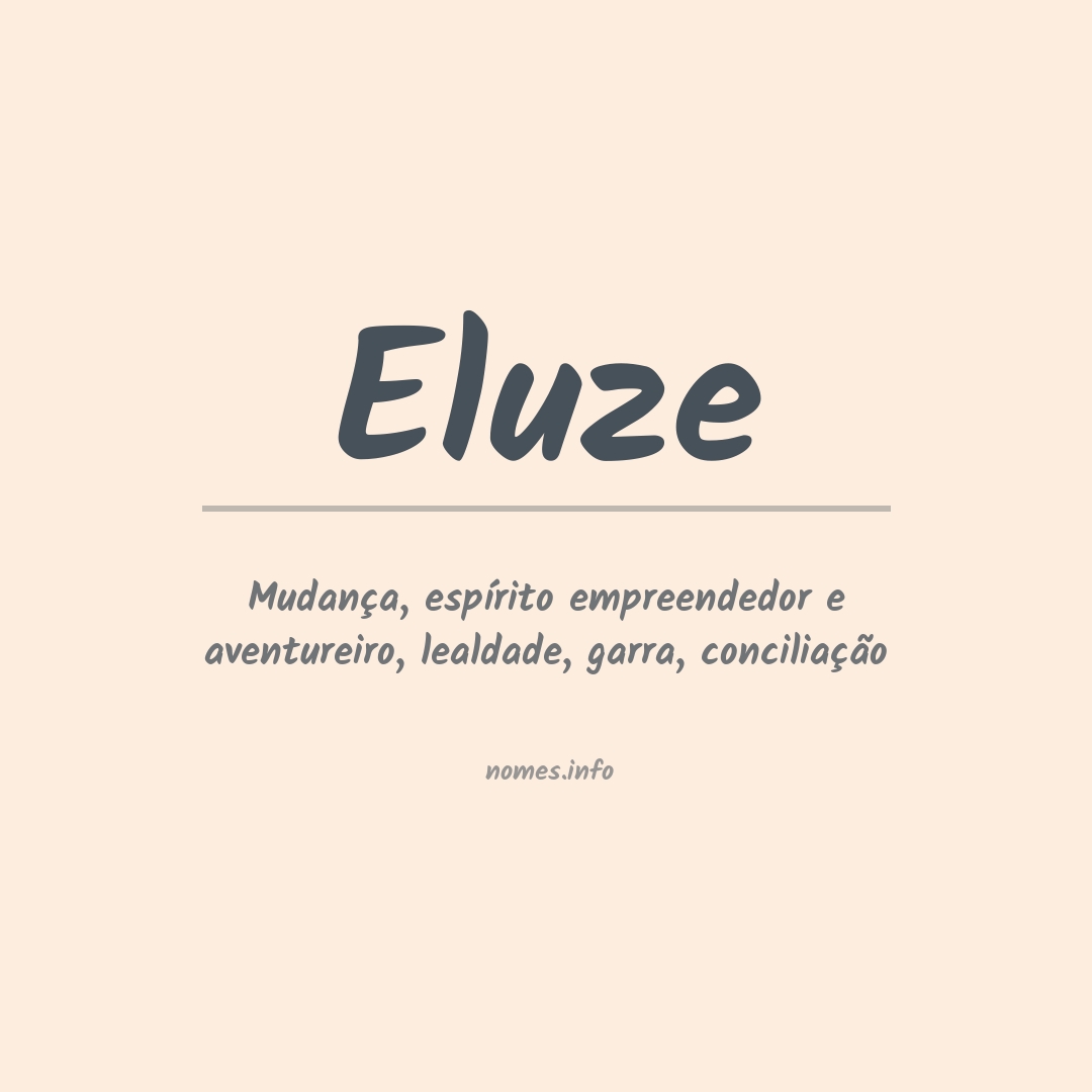 Significado do nome Eluze