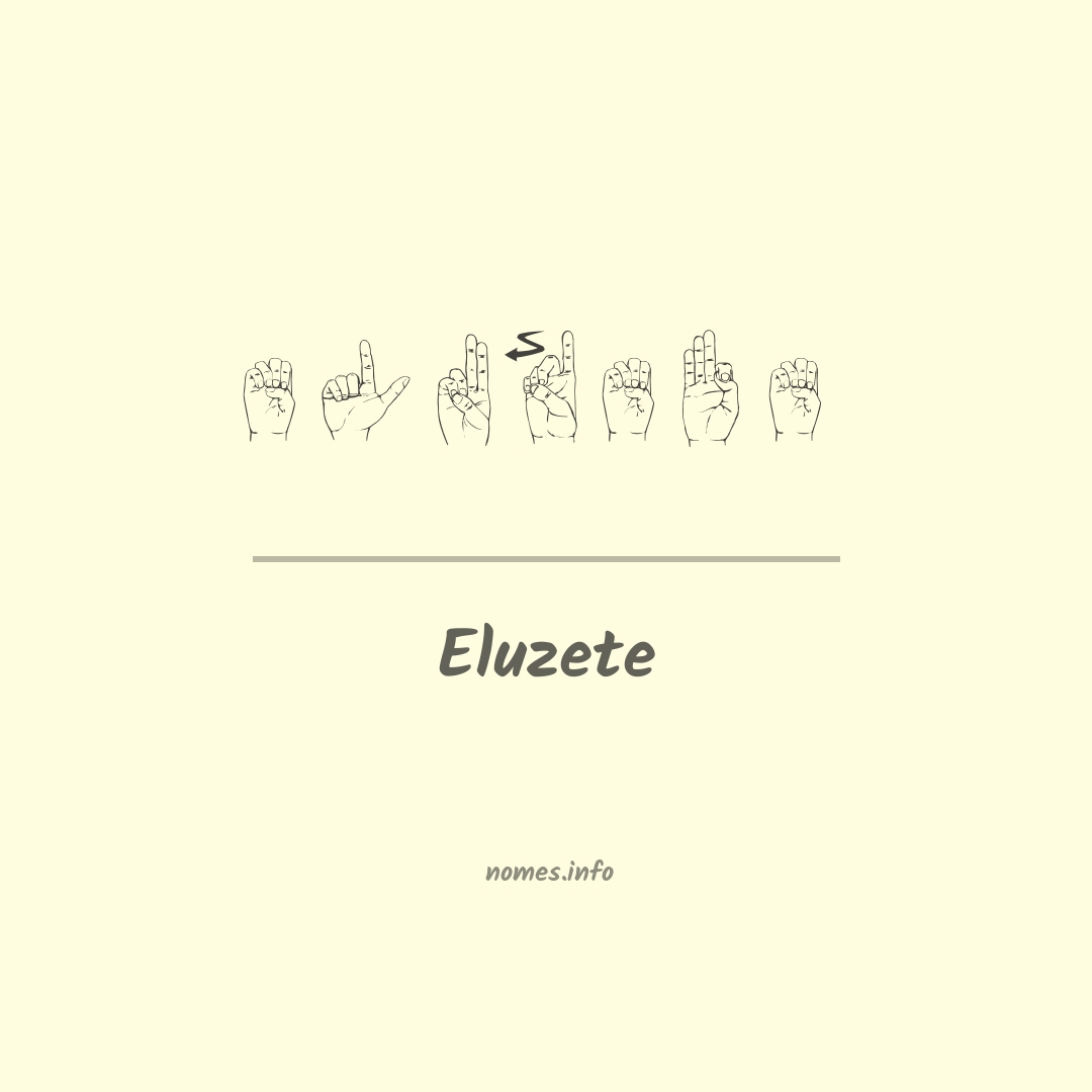 Eluzete em Libras