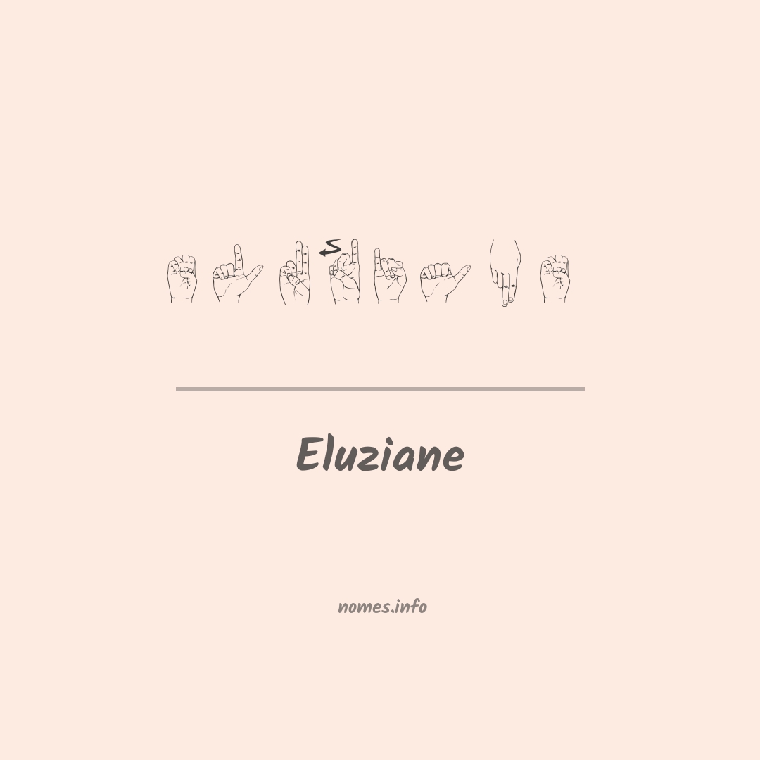 Eluziane em Libras