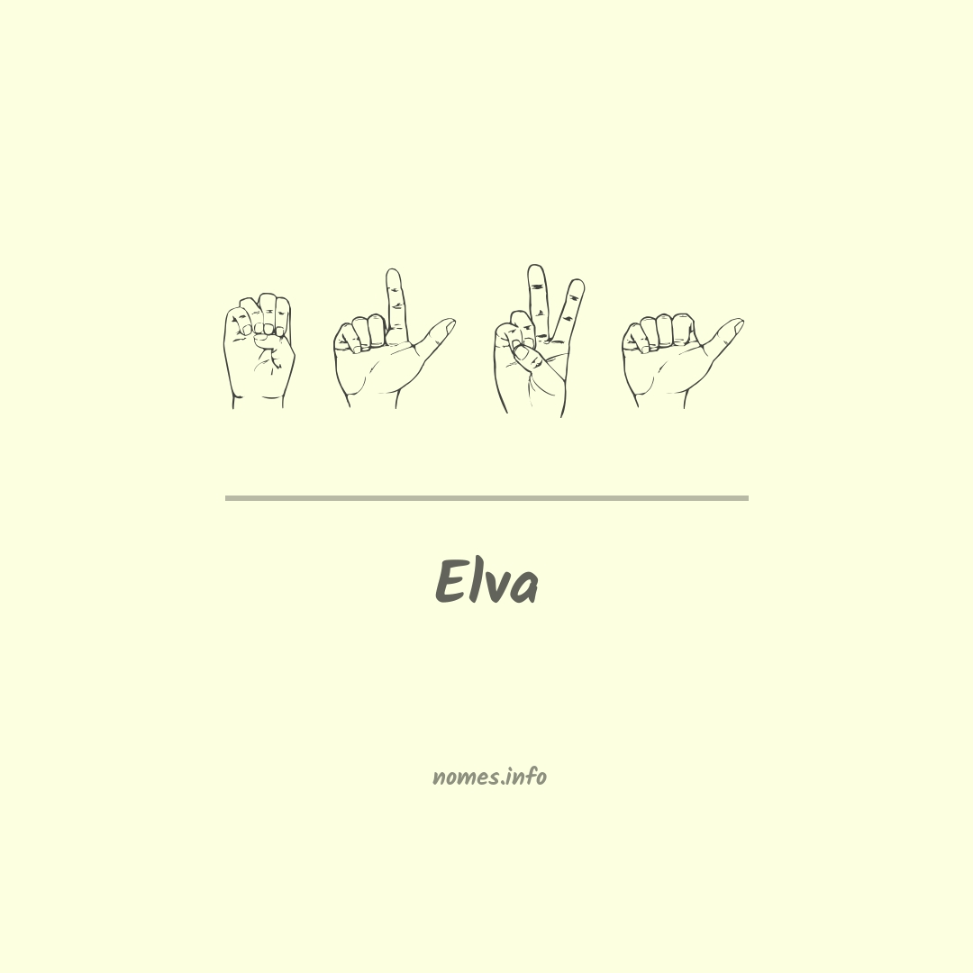 Elva em Libras