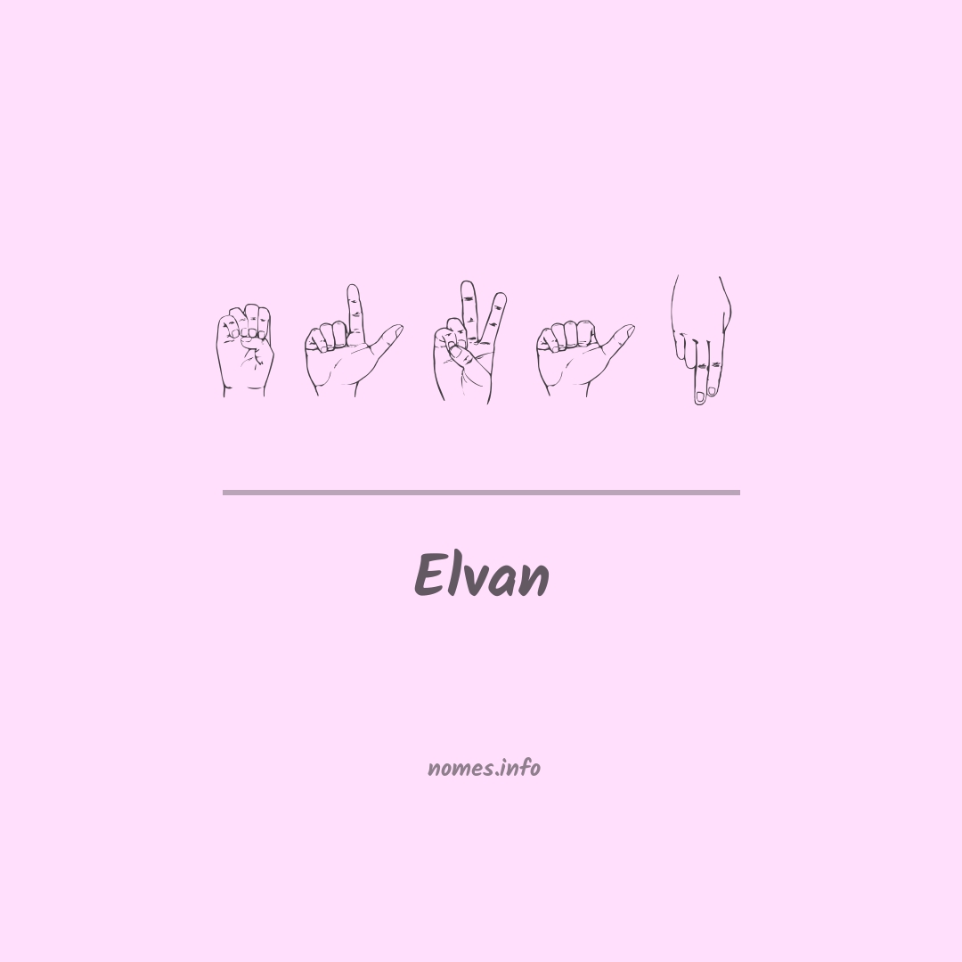 Elvan em Libras