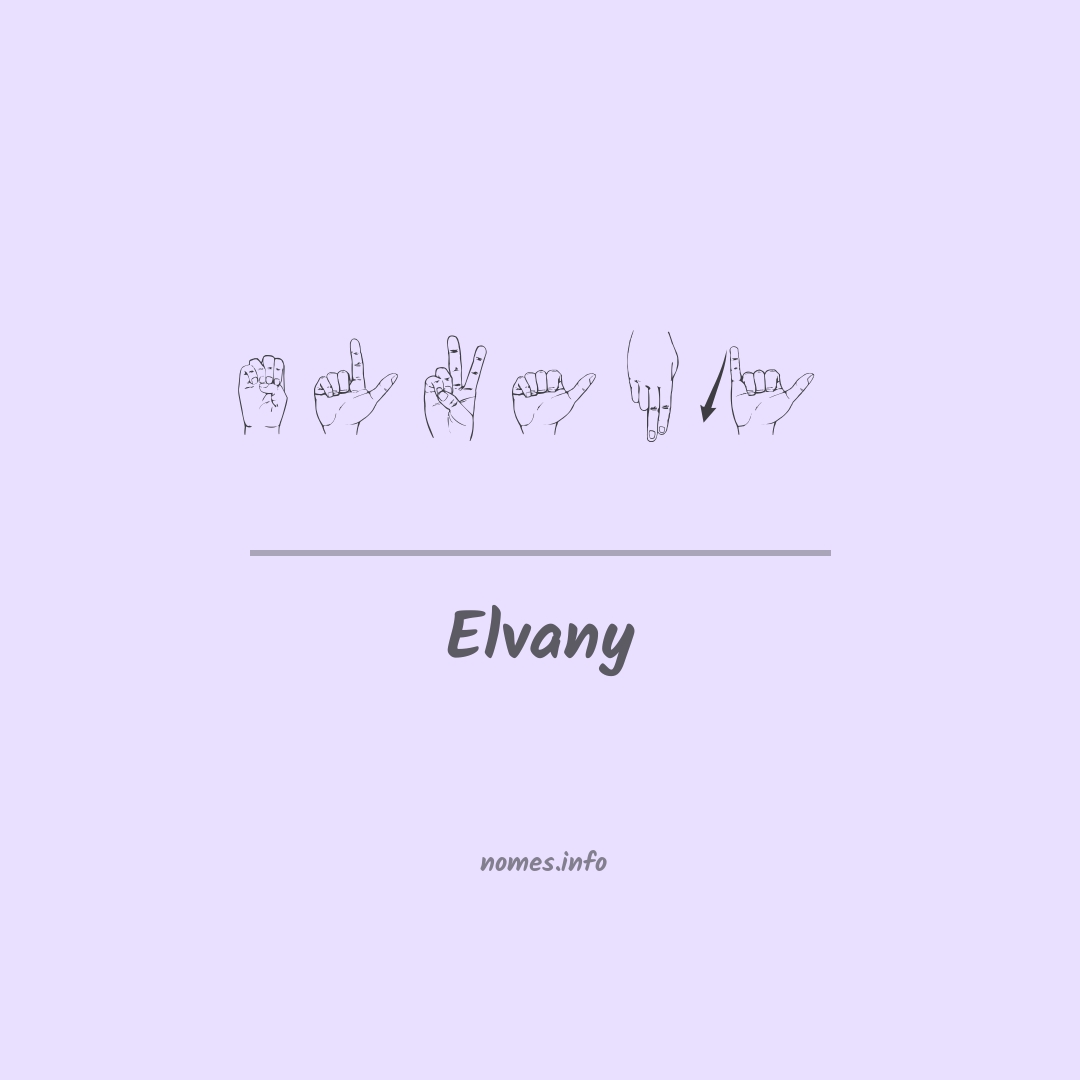 Elvany em Libras