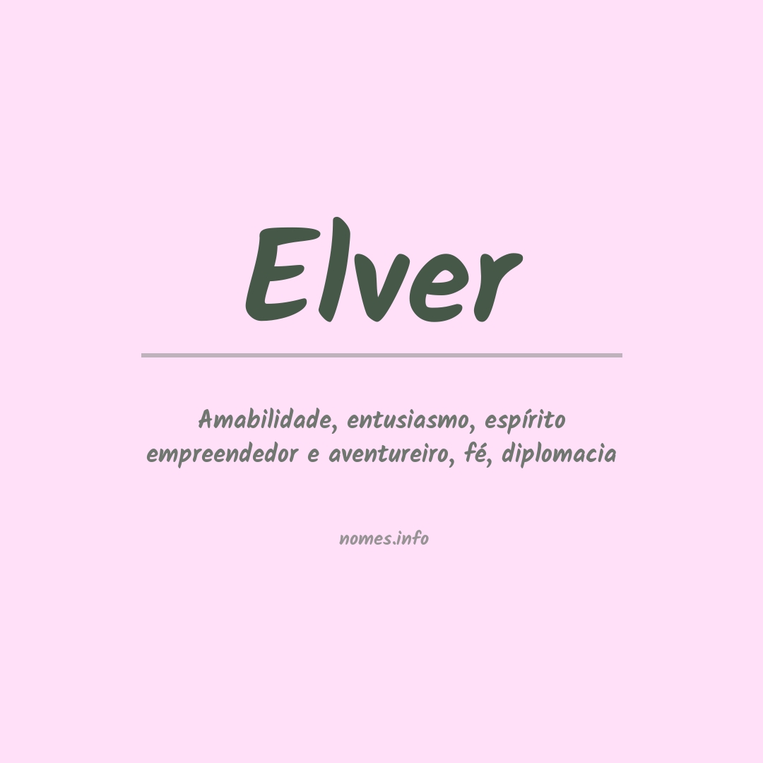 Significado do nome Elver