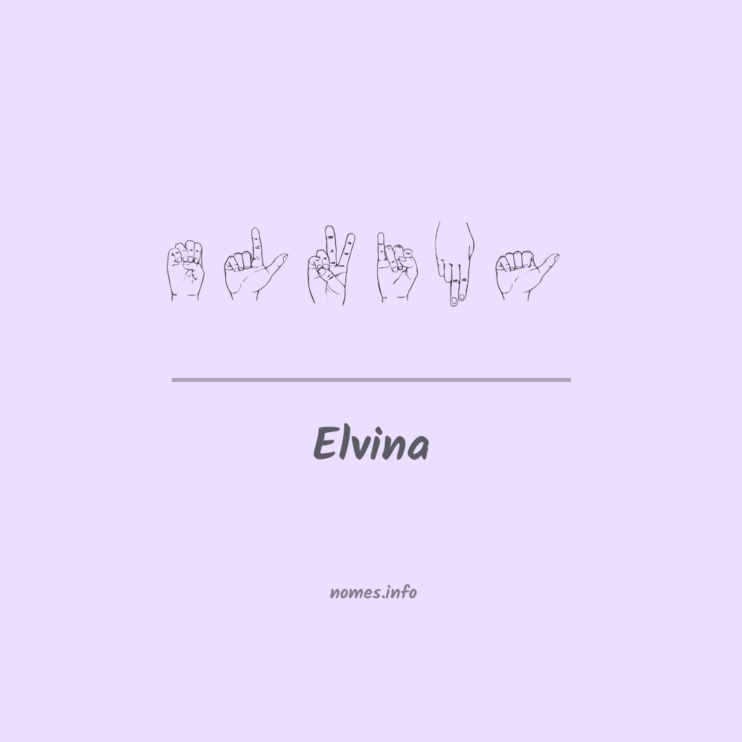 Elvina em Libras