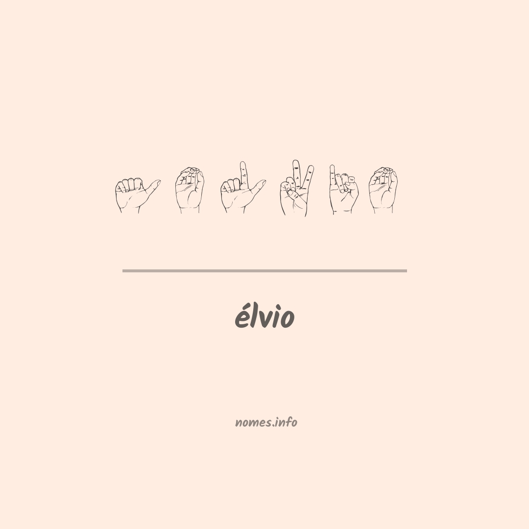 élvio em Libras