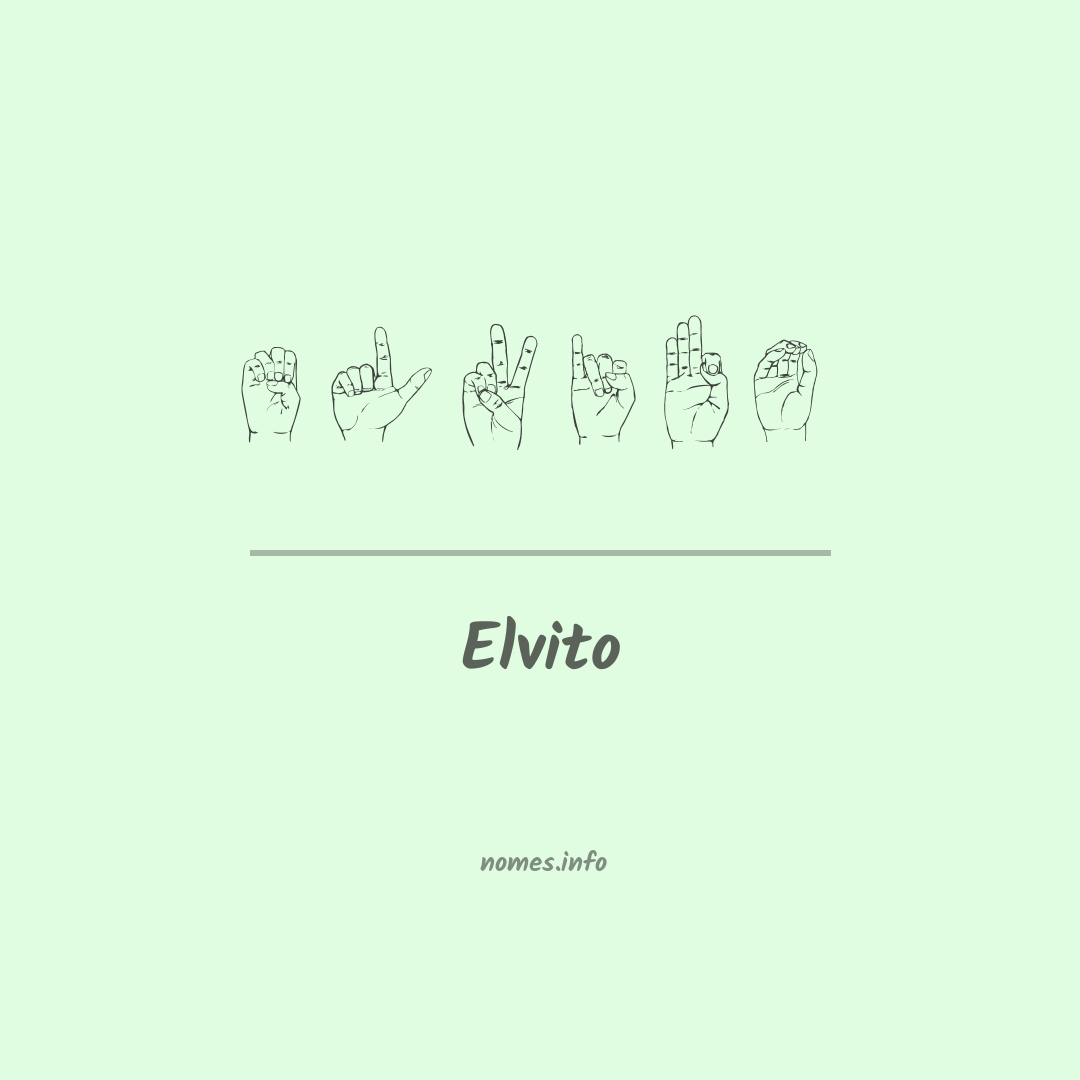 Elvito em Libras